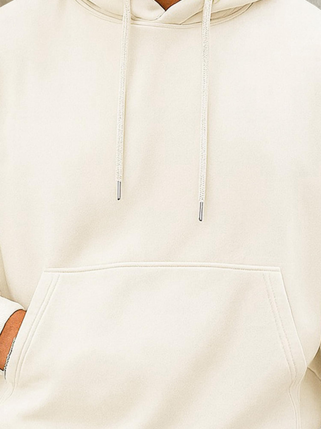 Jump Cuts || Mens || Solid || Hooded Neck || Full Sleeve || LoopKnit || Sweatshirt